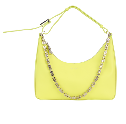 Givenchy Small Moon Cut Out Bag, &pound;550, Handbags, Yellow, Leather, Front view